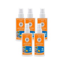 썬 크림 Spf30 125g Alphanova Sun Creme, 5팩