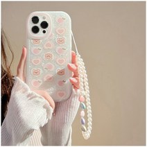아이폰 피치 자개 스트랩 케이스 (SS013)