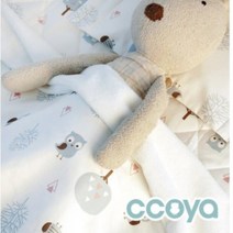 꼬야 ccoya 프리미엄 자연소재 모달 블랭킷 유아담요, 트라이앵글 민트