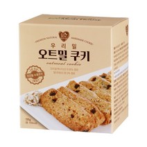 에코맘하우스 오트밀 쿠키 우리밀 수제쿠키, 1개, 135g