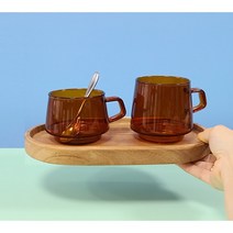 카페 타원 우드트레이 원목 나무쟁반 3size, 소