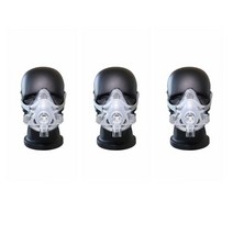 코골이 기구 성인 숙면 교정기 양압기 확장기 DOCTODD F1A CPAP 자동 APAP 인공 호흡기 안티 코 고는 무호흡증 풀 페이스 유니버설 마스크, 3 PCS F1A_큰