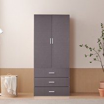 공간사이 하퍼 800 3단서랍옷장, 그레이(tf1005)