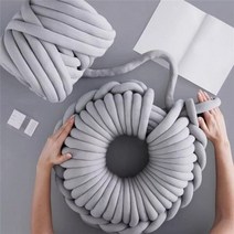 밍크털실 DIY 핸드 니트 담요 벌크 뜨개질 로빙 원사 크로셰 카펫 모자용 두툼한 250g, GRAY