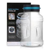 돈통 소형 금고 미니 저금통 piggy bank counter coin bank for coin sorter electronic digital counting coin euro, 유로