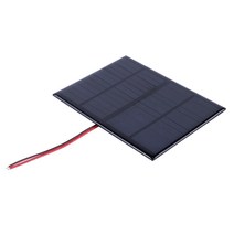 아파트태양광 태양열설치 태양열 집열판 판넬 패널 3W 폴리실리콘 태양 전지 패널 12V 125MA 전화 야외, 한개옵션0