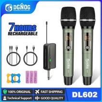 게임 마이크 스탠드 컴퓨터 pc 게이밍 방송 개인 유투브 녹음 화상 줌 책상 dgnog uhf 2 채널 무선 dl602 듀얼 핸드 헬드 가라오케 시스템 60m 홈 파티 회의