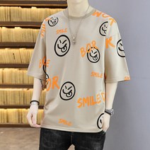 셔츠 남성 2022 여름 뉴타입 라운드넥 아이스 와이어 단소, T03-XL, C10-77-카키