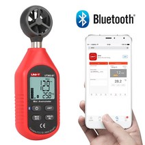 풍향계 풍속계 풍량계 풍향풍속계 풍속측정기 uni-t ut363bt 휴대용 디지털 측정 온도 테스터 lcd 디스플레이 공기 흐름 속도
