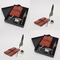 그레이 깃털 만년필 세트 좋은만년필 중저가만년필 선물용만년필 만연필