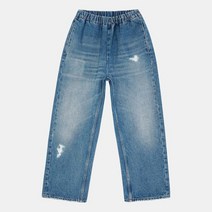 [MM6 MAISON MARGIELA] [명품]여성 MM6 23SS 디스트로이드 밴딩 데님
