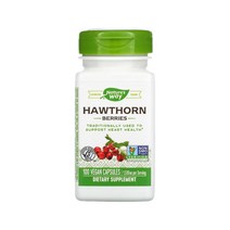 네이처스웨이 산사나무 열매 510mg 비건 100정