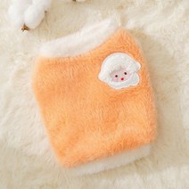 겨울 애견 털조끼 고양이 강아지 WI065DG, 오렌지