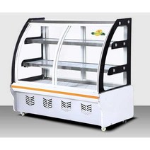 냉장 쇼케이스 과일 야채 채소 식품 반찬 마카롱 매장, Z형스텐전/후면도어100x65x120cm