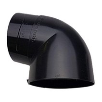 Panasonic 파나소닉 (파나소닉) 하이 라운드 팔꿈치 105 ° 검은 색 60mm, 1개