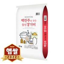 현대농산2022년 햅쌀 백진주 경기미 쌀 10kg 단일품종 상등급, 1개