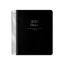 아이스타일 2023 PU 다이어리 - 블랙, 각인 없음, 포장 없음