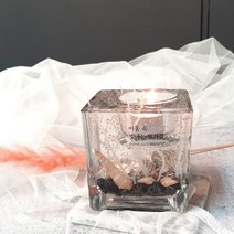 달빛마녀캔들 (2set 키트) 화이트산호 바다젤캔들 홀더 DIY 만들기 재료, 1세트, 화이트쟈스민민트