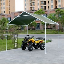 주차장천막 주차천막 카페 글램핑 테라스 바베큐텐트 784677, 폭 2.8x길이 4.5