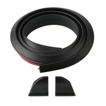 에어드로바디킷 전차종스포일러 리어스포일러 diy refit 자동차 스타일링 탄소 섬유 날개 스타일링 for audi bmw toyota honda kia hyundai opel, 검은색