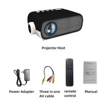 미니레이저 빔 휴대용프리젠테이션프로젝터veidaidz new yg280 프로젝션 led, 검은 색, 영국 플러그
