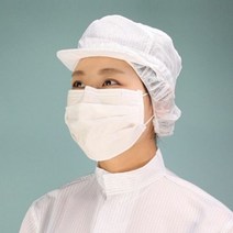 케이엠 방진모 제전 모자 무진모 크린룸 작업모 1P C1, 옵션/화이트XL