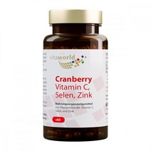 [독일 내수 정품](크랜베리)CRANBERRY VITAMIN C+Selen+Zink Kapseln 60St