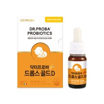 센트럴팜 닥터프로바 드롭스 골드D 13.7ml 2개월분 아기유산균+비타민D X 1개