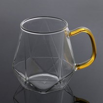 다이아 내열 유리 컵 머그 잔 홈카페 300ml 내열유리머그 유리컵 홈카페유리컵 카페유리컵 유리잔 내열유리컵 카