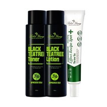 라벨영 블랙티트리스킨+로션+쇼킹효과레시피 스팟 티트리, set/.