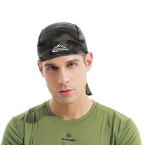 위너리스 써머 쿨두건 자전거두건 쪽모자 스포츠두건 쿨토시 증정, 그린밀리터리+손등토시