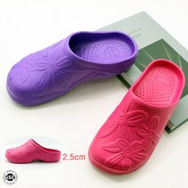 신신고 여성 안신은듯 가벼운 초경량 위생 다용도 욕실화 식당 조리 주방화 슬리퍼 2.5cm