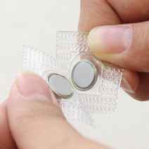 자석단추 모음전_아플리케 원형 사각 플라워 자석단추, 11mm, 5. 네오디움 원형 자석단추