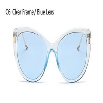 얼굴형에맞는안경 빅사이즈 대두 안경태 여성선글라스 패션 특대 고양이 눈 선글라스 여성 빈티지 브랜드 디자인 빅 사이즈 프레임 미러 클래식 스타일 태양