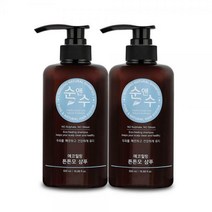 아토넬 튼튼모 천연샴푸 500ml Ⅹ2개 순앤수 약산성 건
