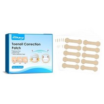 내성발톱테이프 50pcs 손 교정 스티커 교정기 패치 방수 paronychia 치료 복구 교정기 페디큐어 도구, 60개
