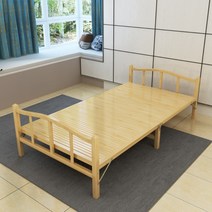 평상마루 접이식 마루 평상 침대 마당 원목 정자 야외 테이블 가정용, 폭100*197cm길이(원색)