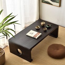 팔각소반 해주반 나주반 개다리소반 꽃 102964, 차콜색상 70 40 30 무료 테이블