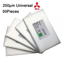 50pcs 유니버설 4.7 5.5 6.0 6.3 6.5 6.8 7.0 인치 광학 투명 접착제 OCA 필름 아이폰용 모토 LCD 화면 라미네이팅, 02 5.5 inch