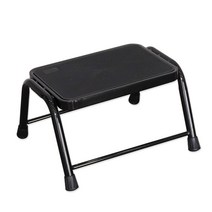 정리인홈 1단 발판 사다리 Black, 1개