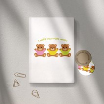 아트박스/컨티뉴 Tiny is happy conteenew 레더커버 노트 다이어리 일기장, 줄노트