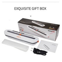 드립백소분기 과립 분발 자동 계량기 정량분배기 가정용 진공 실러 업 그레 이드 자동 식품 기계 10 씰링, 01 WHITE_01 EU 플러그_01 220V