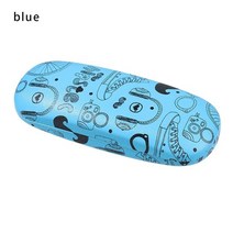 안경정리함 안경 거치대 통 케이스 1pc 패션 휴대용 인쇄 가죽 보관 상자 여행 보관 남성 여성 보호대