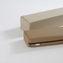 국내생산 침대 틈새 쿠션 가죽 재질 주문제작, 100cm x 20cm, 5cm