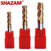 밀링 커터 합금 코팅 텅스텐 강철 공구 Cnc Maching Hrc55 Endmill SHAZAM 톱 밀링 커터 키트 밀링 머신 공, 11 12.0mmx75L
