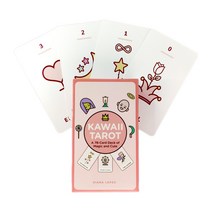 kawaii 타로 카드 신비로운 안내 운세 엔터테인먼트, 44PCS TX152