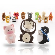 플라이토 실리콘 동물 2.0 USB메모리 16GB/32GB/64GB, 32GB:원숭이