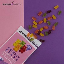 젤러스스윗 그리즐리베어스 비건 곰돌이 젤리 다이어트 간식 125g, 상세페이지 참조