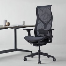 [올즈] 카이든 풀메쉬의자 학생용 사무용 게이밍 5 Colors, 블랙_그레이프레임