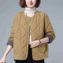 여성 노카라 퀄팅 패딩 점퍼 누빔 깔깔이 하늘비즈 A25 L226O371